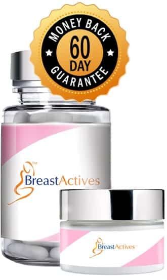 Breast Actives Pills + Cream Combo Kit with 60 days Money-Back Guarantee